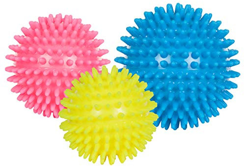 Sport-Tec Igel-Ball soft, 3er Set, Massageball, Noppenball, Faszienball