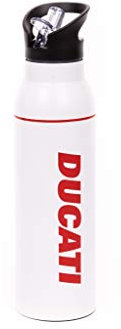 Ducati Borraccia Urban per Bici e Monopattini, Unisex Adulto, Bianca, Taglia Unica