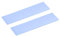 sourcing map 2 Pack M.2 Thermal Pad 100x22x1mm for Pc M.2 22110 Nvme SSD Heatsink Cooler Blue