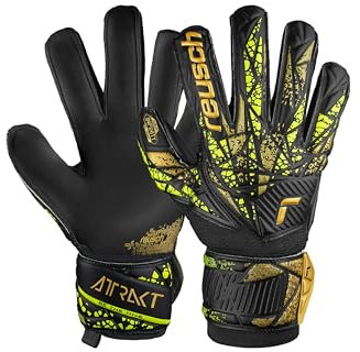 Reusch Attrakt Infinity Finger Support Flexible, schützende Torwarthandschuhe Herren und Frauen Fußballhandschuhe für Erwachsene mit Fingerprotektion perfekt für Kunstrasen