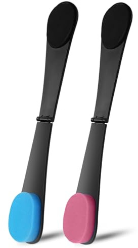 2 Pcs Back Applicator Foldable Lotion Applicator for Back Self Tanning Back Applicator Reusable Application Tool for Tanning Lotion Cream Mousse Sunscreen