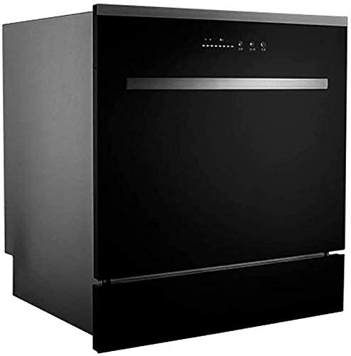Jyuiipcz 8-Places Dishwasher Cabinet, Fast Cleaning and Drying Dishes, Tableware, Energy Saving, 4 Programs, Kitchen Stainless Steel Built-in Dishwasher,