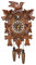 Cuckoo Clock with Working Bird Pendulum Wall Clock Wooden Cuckoo Clocks for Wall Coo Coo Clock with Night Mode for Living Room Bedroom Housewarming Gifts.