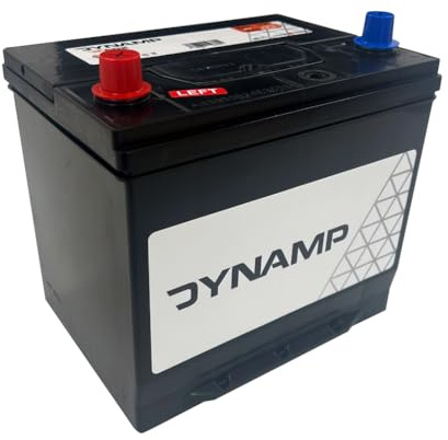Dynamp DF602 Starter Car Battery 12V 60Ah 480CCA – Type 005R, 230 × 173 × 222 mm, Sealed Maintenance Free Automotive Battery