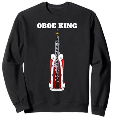 Oboe King | Maglietta da Ragazzo Oboe | Uomo Oboista Oboe Player Felpa