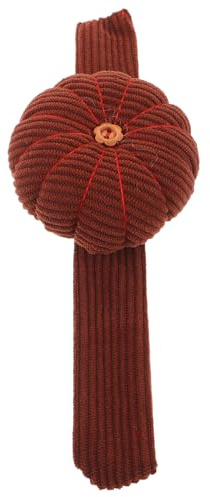 Anneome Wearable Corduroy Wrist Pin Cushion for Sewing Quilting Needlework Secure Slap Band Holder for Fast Pin Placement Pincushion for Embroidery and DIY Crafts in Coffee Color