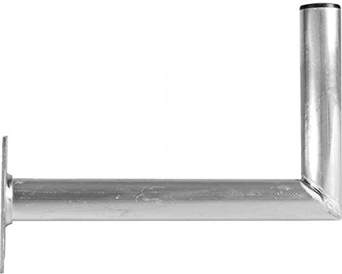 TechniSat TECHNIPLUS 45 Alu-Wandhalter mit 45 cm Wandabstand (Halter für Sat Antennen, Wandbefestigung)
