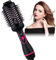 Brosse Soufflante, 3 en 1 Brosse à Air Chaud Professionnelle Volumisante en Une étape, Brosse pour Sèche-cheveux Ionique 1000 W pour Lisser, Sécher et Coiffer Les Cheveux (Rose)