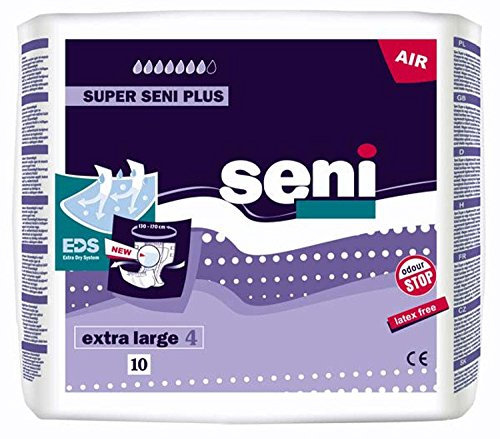 SUPER SENI Gr.4 extra large plus Windeln Nacht Er. 10 St