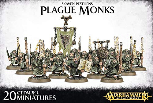 Warhammer - Age Of Sigmar Skaven Pestilens Plague Monks - 90-12