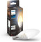Philips Hue White Ambiance E14 Lampe Einzelpack 470, dimmbar, warm- bis kühlweißes Licht, steuerbar via App, kompatibel mit Amazon Alexa (Echo, Echo Dot), 1er Pack