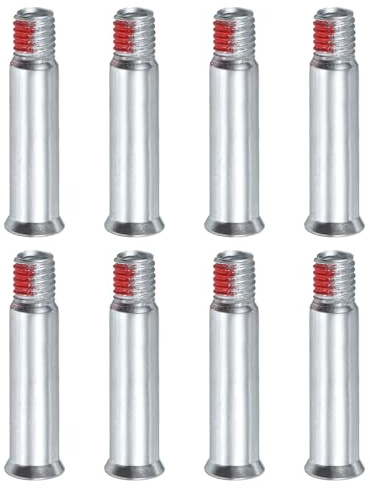 uxcell 8 Pcs Inline Skate Axle Spacer Screw Replacement, Roller Skate Replacement Accessories