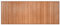 vidaXL Teppich, Bambusteppich Rechteckig, Bambusmatte rutschfest für Wohnzimmer, Läufer Küchenteppich Flurteppich, Modern, Natur 80x200cm Bambus