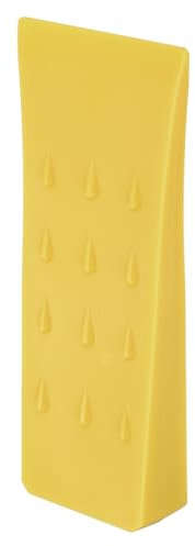 QUARKZMAN Coin Abattage en Plastique 1 Pcs Coin Forestier en Plastique ABS 203 mm pour Bois Coins d'Abattage pour Clé à Chocs Coins d'Abattage Coins d'Arbre Jaune