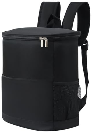 AUXDIQ 15L Sac à Dos Isotherme à Glacière Sac de Pique-Nique Sac Isotherme Portable Cooler Backpack Bag