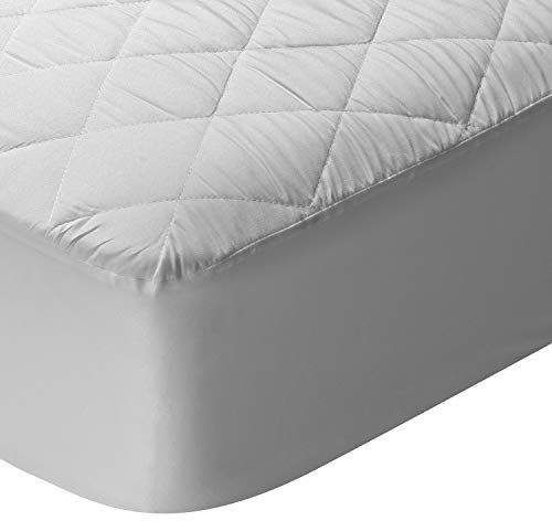 Pikolin Home - Protector de Colchón Acolchado y Transpirable Silktouch, Certificado Oeko-Tex, para Cama de 90, hasta 32 cm de Altura - Cubrecolchón 90 x 190/200 cm