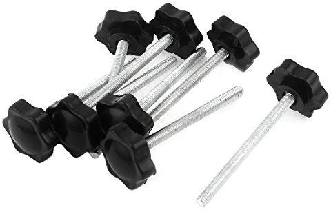 sourcing map 8 Stück M6 x 70mm Sterngriff Kreuzgriff Klemmhebel Klemmmutter Sternschraube DE de