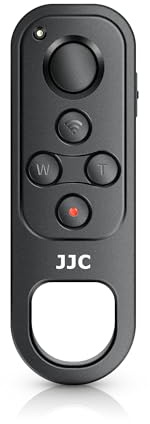 JJC Bluetooth Wireless Remote Control for Fujifilm Fuji X-E5 X100VI X-T5 X-T4 X-T3 X-T50 X-T30 II X-T30 X-S20 X-S10 X-H2S X-H2, Camera Zoom Remote Controller Replaces Fujifilm TG-BT1 Tripod Grip