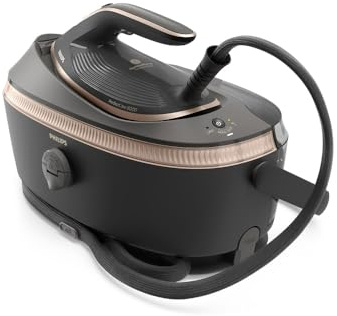 Philips Generador de vapor PerfectCare Serie 8000-210g de impulso de vapor, sensor de movimiento AI, OptimalTEMP, suela SteamGlide Elite, tanque de 1.4L, descalcificación fácil (PSG8200/80)