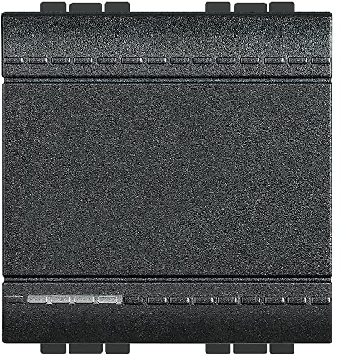 Bticino livinglight - Interruptor 1 polo 16a 2 módulos living antracita