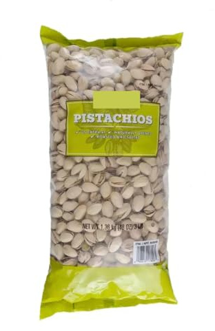 KIRKLAND SIGNATURE Shelled Pistachios Roasted & Salted, 1.36 g