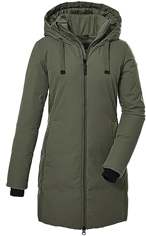 G.I.G.A. DX mujer Parka funcional con capucha/parka impermeable GW 1 WMN PRK, olive, 46, 39827-000