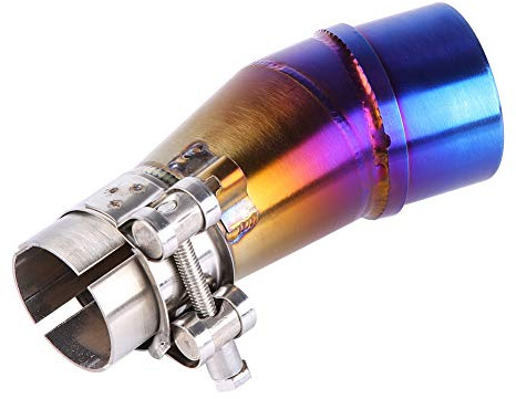 BOROCO Tubo Medio De Escape De Motocicleta, Sistema De Escape Completo De Motocicleta Conexión De Enlace De Tubo Medio para Ninja 300 Z250 Z300 13-16