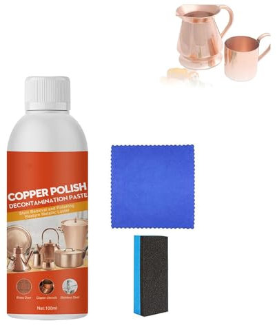 Brass Copper Cleaner,Brass Cleaner and Polish Spray,Copper Cleaner and Polish,Brass Cleaner,Natural Brass Cleaner,Copper Tarnish Remover, Copper Polish Cleaner,Copper Cleaner for Pots and Pans (1pcs)