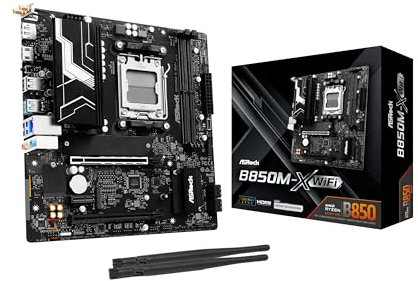 ASRock AMD AM5 B850M-X WiFi M-ATX scheda madre