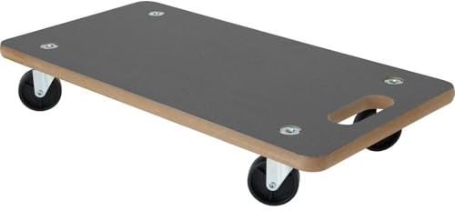 Transportroller 29x58 cm Möbelroller | Tragkraft 250 kg Rollbrett | Robuste Transporthilfe mit leichtlaufenden Schwerlastrollen für Möbel, Werkstatt, Umzug & Lager (1 Stück)