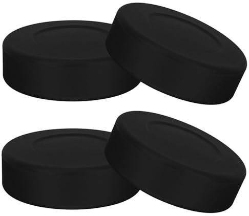 Ishockeypuckar för träning, golvhockeys träning puckar 4 st, officiell reglering storlek mini hockeypuck, ishockeyträning för klassisk träning
