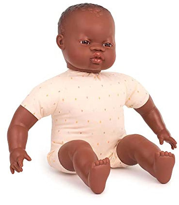 Miniland Babypuppe mit weichem Körper, afrikanisch, 40 cm-31063