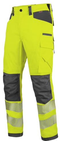 WüRTH MODYF Pantalon de travail haute-visibilité EN 20471 2 Neon jaune anthracite - Taille 38