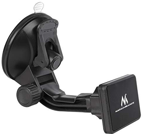 Maclean Soporte Universal para Coche, magnético, Giratorio 360 °, con Ventosa, para teléfono o Tableta, hasta 10 Pulgadas MC-822, Compatibilidad Universal