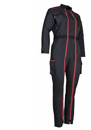 LMA Workwear 4114 Colline Combinaison bicolore pour femme Taille L Gris/noir