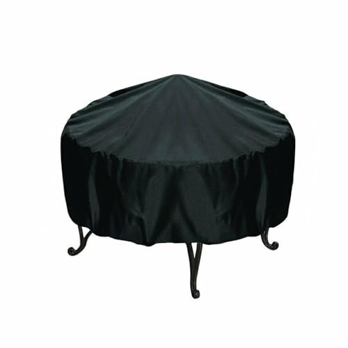 siduytin Runda BBQ-överdrag Enkel att rengöra Dammtät och vattentät Oxford-nylon eldbordsöverdrag Grillöverdrag Grillöverdrag, 102 * 45 cm