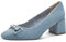 MARCO TOZZI Damen Pumps mit Blockabsatz Vegan, Blau (Lt.Blue Jeans), 42 EU