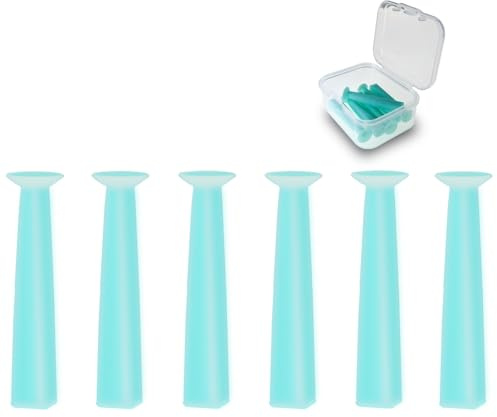 eagosion 6PCS Hard Contact Lens Remover Tool with Storage Box Eye Care Inserts Removes Reusable Suction Cup Remover Contact Plunger Eye Contact Remover for RGP/OK/Hard Lenses