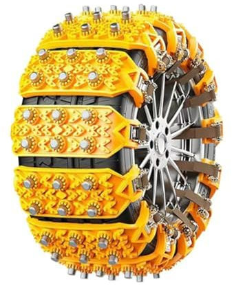 ZHSDMB Schneeketten für BMW X3 F25 2011-2017-pr, Auto Reifen Ketten, 1 Minuten Schneeketten Schnellmontage, Verstellbare, Notfall Schneereifenketten Robust Langlebig,A-8PCS