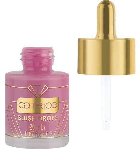 Catrice FESTIVE TREASURES Blush Drops, Rouge, Nr. C01, Violett, glänzend, vegan, ölfrei, ohne Parfüm, ohne Alkohol, 1er Pack (20ml)