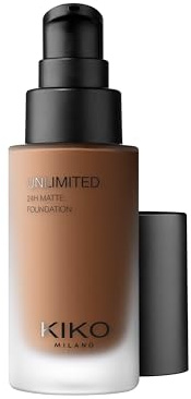 KIKO Milano Unlimited 24H Matte Foundation 9.5 NG, Long-Lasting Matt Liquid Foundation With Up To 24-Hour Hold