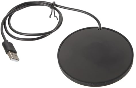 FUNNETOYU Calentador Taza USB Silicona Ligero Portátil para Oficina Hogar Bebidas Calienta Leche Café Té