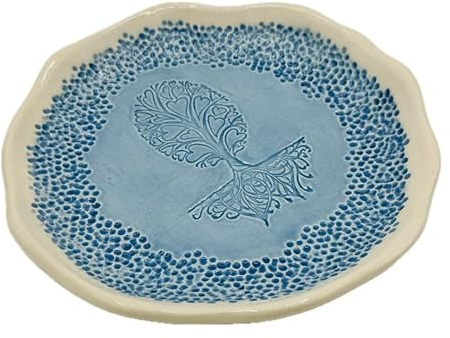 JANECKA Tree of Hearts Bowl, 8 Inches, Handmade in USA, Pottery 9th