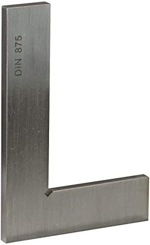 CNC QUALITÄT Kontrollwinkel - Anschlagwinkel - DIN 875 - verschiedene Größen - 75 x 50 Flach