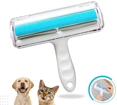 Quita Pelos Mascota, Quitapelos Mascotas y Rodillos para Mascotas, Cepillo de Limpieza Removedor de Pelaje para Gatos y Perros, Lavable y Reutilizable para alfombras, Ropa y sofá