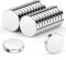 Imanes de neodimio Wukong 10x2mm | Paquete de 20 mini imanes extremadamente fuertes, imanes redondos pequeños para tablero magnético, tablero magnético, nevera, manualidades, oficina, cocina