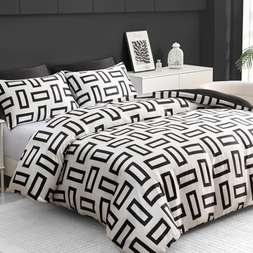 Pamposh Single Duvet Cover Set - Premium Satin Silk Reversible Duvet Cover Single - Luxurious Hotel Quality Bedding Set With Zipper Closure