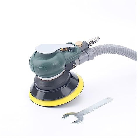 Esmeriladora de banco Lijadoras neumáticas de autovacío de 5 pulgadas, lijadora de 125MM, pulidora de coche con órbita excéntrica de aire de 4,8mm