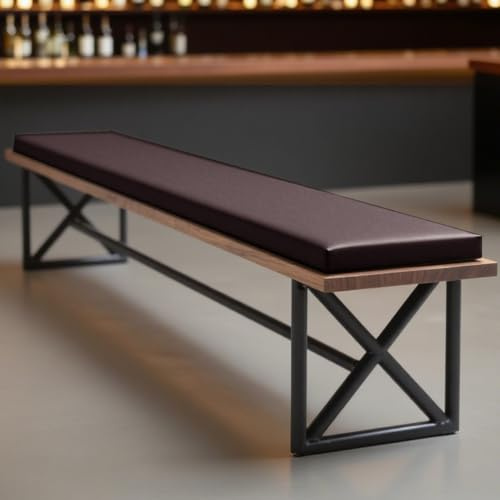 WLXFF Cuir Coussins pour Banc De Brasserie Coussin pour Banc De BièRe Coussins D'Assise pour Bancs De BièRe Coussin pour Banc pour Table De BièRe Et Tente De FêTe,No6,160X30X3CM