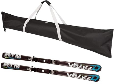 Skitasche 185 Cm - Skitasche 2 Paar Ski Mit Griff Reißverschluss Und Schulterträger, Wasserabweisender Rolltops Skisack Verstellbare Skitasches,tragbare Snowboardtasche,für Snowboard Ski Und Stöcke